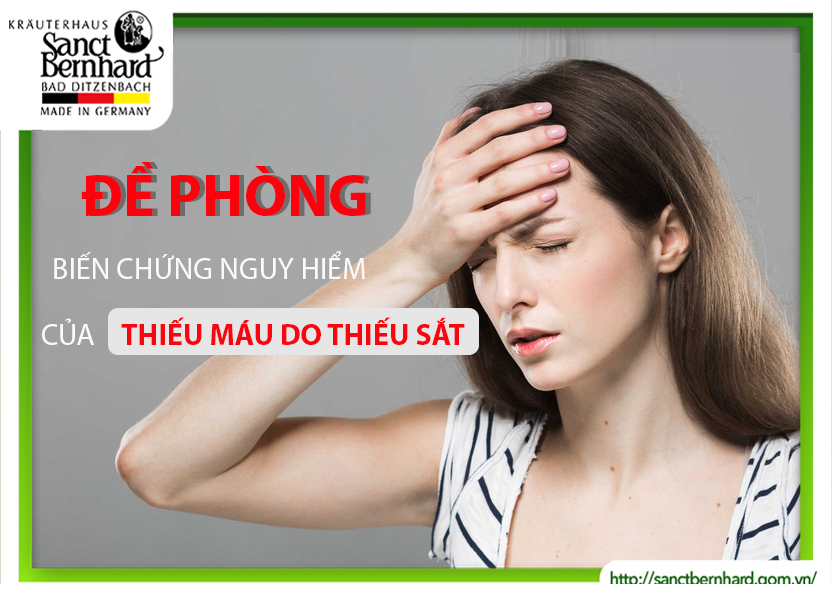 ĐỀ PHÒNG BIẾN CHỨNG NGUY HIỂM CỦA THIẾU MÁU DO THIẾU SẮT